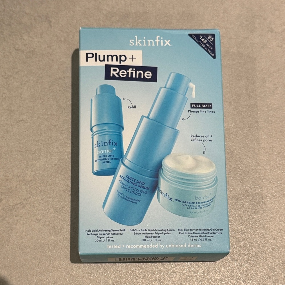Skinfix Blue Plump+Refine Serum & Face Oil